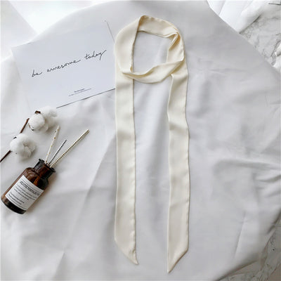 Pañuelo de Seda Pura Angosto - Diseño Minimalista Versátil - Image 9