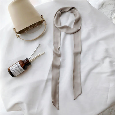Pañuelo de Seda Pura Angosto - Diseño Minimalista Versátil - Image 4