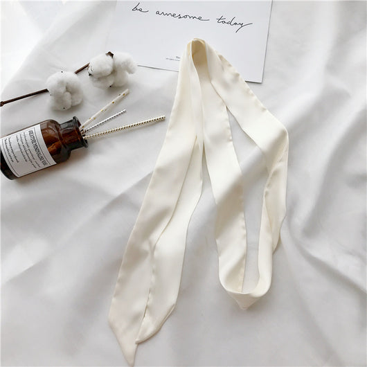 Pañuelo de Seda Pura Angosto - Diseño Minimalista Versátil - Image 3