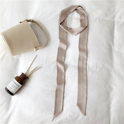 Pañuelo de Seda Pura Angosto - Diseño Minimalista Versátil - Image 6