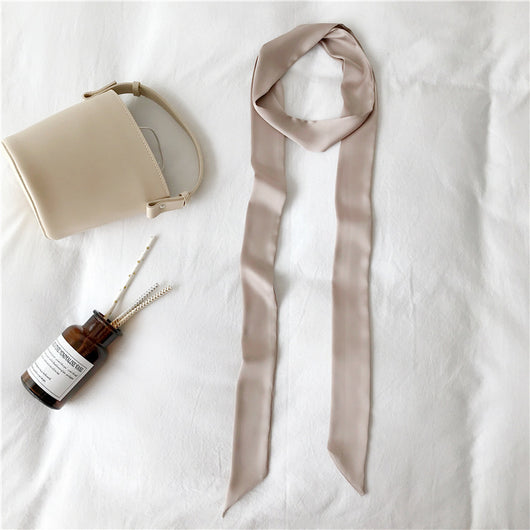 Pañuelo de Seda Pura Angosto - Diseño Minimalista Versátil - Image 6