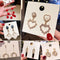 Aretes Largos Colgantes de Cristal para Mujer - Diseño Elegante y Sofisticado