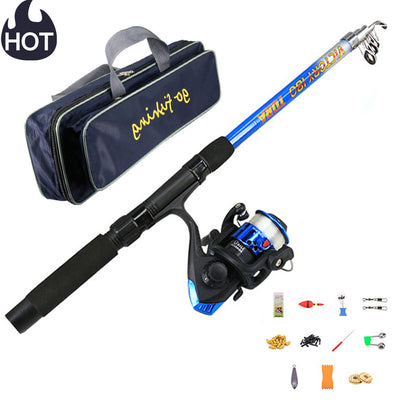 Kit Completo de Caña de Pescar Transoceánica con Accesorios Portátiles - Image 9