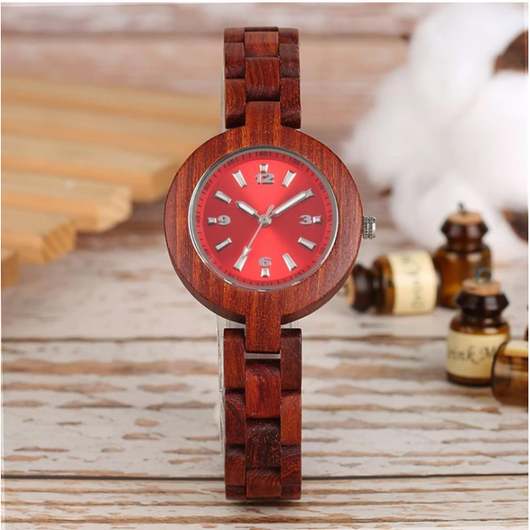 Reloj de Madera para Niña con Esfera Pequeña - Image 10