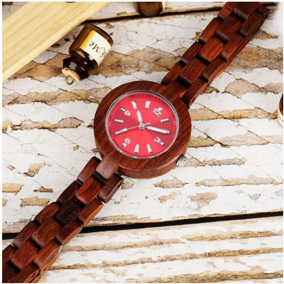 Reloj de Madera para Niña con Esfera Pequeña - Image 12