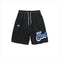 Shorts Casuales Unisex con Estampado de Letras en Relieve