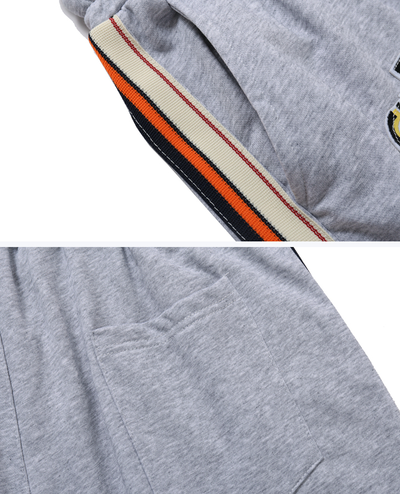 Shorts Casuales con Detalles de Oso y Costuras en Contraste - Image 10