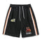 Shorts Casuales con Detalles de Oso y Costuras en Contraste