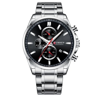 Reloj de Hombre Deportivo Acuático con Calendario y Correa de Acero - Image 2