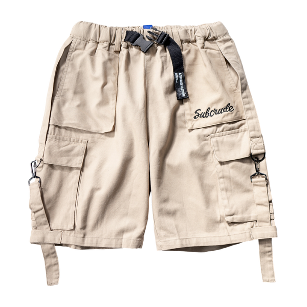Pantalones Cortos Funcionales Holgados Estilo Japonés para Hombre