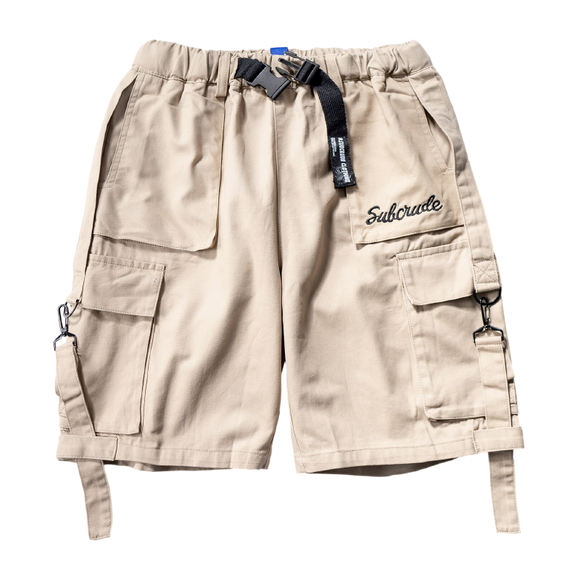Pantalones Cortos Funcionales Holgados Estilo Japonés para Hombre