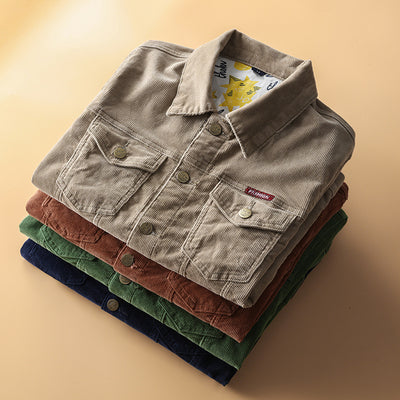 Chaqueta de Pana Juvenil Estilo Tooling - Diseño Moderno para Primavera y Otoño - Image 10