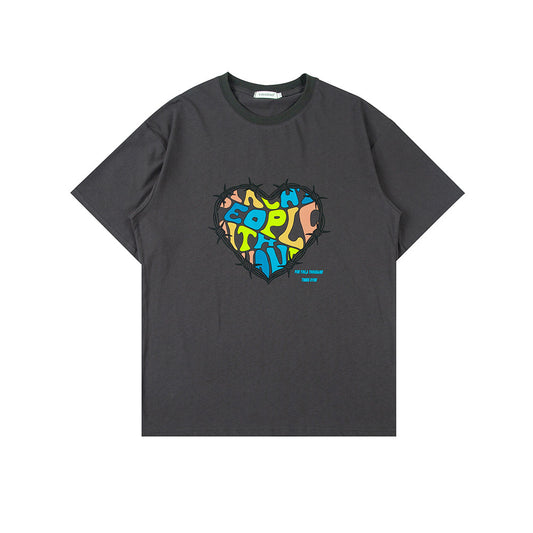 Camiseta Suelta Morada de Manga Media para Mujer - Largo Midi Verano - Image 2