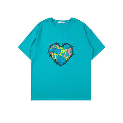 Camiseta Suelta Morada de Manga Media para Mujer - Largo Midi Verano - Image 3