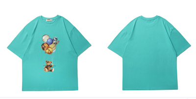 Playera Unisex Estampado Oso Estrella - Cómoda y Versátil para Parejas - Image 6