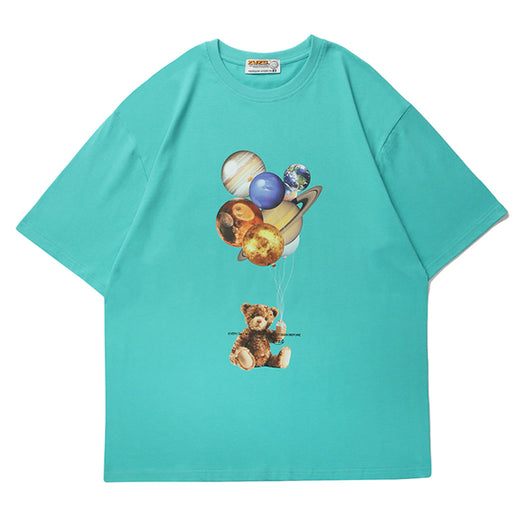 Playera Unisex Estampado Oso Estrella - Cómoda y Versátil para Parejas - Image 4