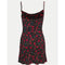Vestido Camisero de Seda con Estampado Floral y Cuello Envolvente