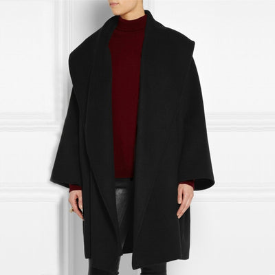 Abrigo Suelto Elegante Oversized con Cinturón - Image 10