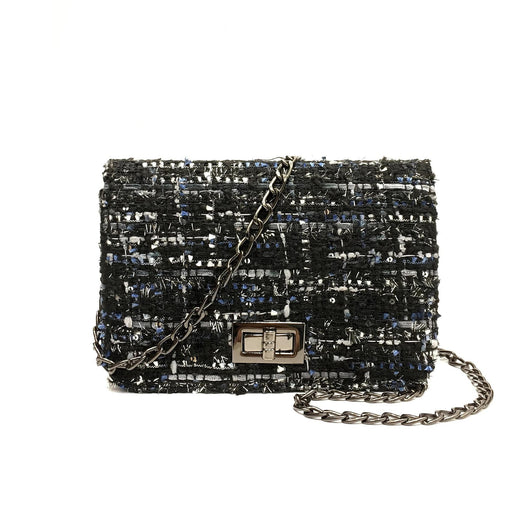 Bolso Mensajero Cuadrado Mini de Lana Coreano Ulzzang con Cadena para Mujer - Image 12