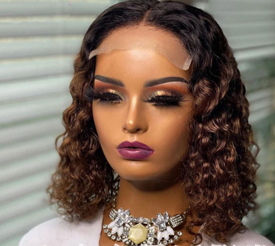 Peluca de Cabello Rizado Corto Negro - Fibra Sintética Premium - Image 10