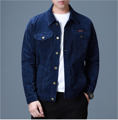 Chaqueta de Pana Juvenil Estilo Tooling - Diseño Moderno para Primavera y Otoño