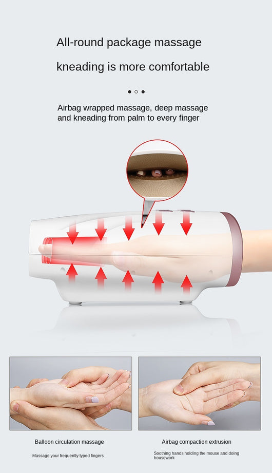 Masajeador de Manos Inalámbrico con Tecnología de Percusión Inteligente - Image 22