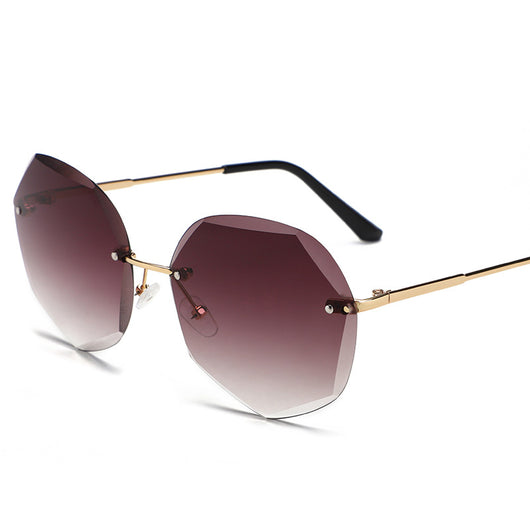 Gafas de Sol Rimless Tendencia Europa América - Diseño Moderno para Mujer - Image 40