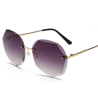 Gafas de Sol Rimless Tendencia Europa América - Diseño Moderno para Mujer - Image 42