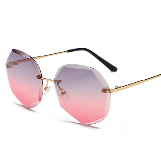 Gafas de Sol Rimless Tendencia Europa América - Diseño Moderno para Mujer - Image 38