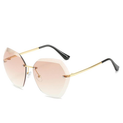 Gafas de Sol Rimless Tendencia Europa América - Diseño Moderno para Mujer - Image 57