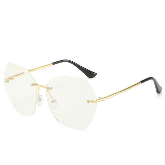 Gafas de Sol Rimless Tendencia Europa América - Diseño Moderno para Mujer - Image 54