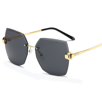 Gafas de Sol Rimless Tendencia Europa América - Diseño Moderno para Mujer - Image 17