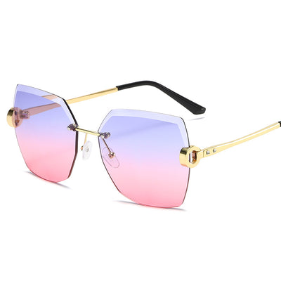 Gafas de Sol Rimless Tendencia Europa América - Diseño Moderno para Mujer - Image 21