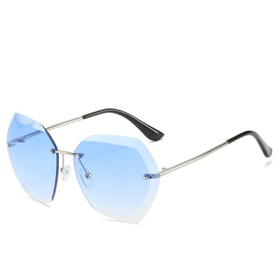 Gafas de Sol Rimless Tendencia Europa América - Diseño Moderno para Mujer - Image 27