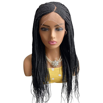 Peluca Rizada Frontal de Encaje Cabello Africano para Mujer - Image 4
