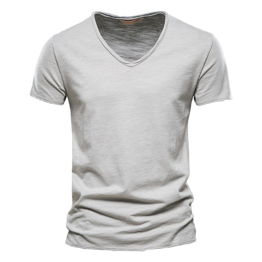 Playera Básica de Algodón Slubby para Hombre - Colores Sólidos - Image 16