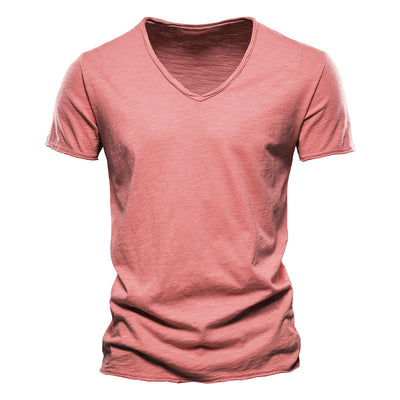 Playera Básica de Algodón Slubby para Hombre - Colores Sólidos - Image 10