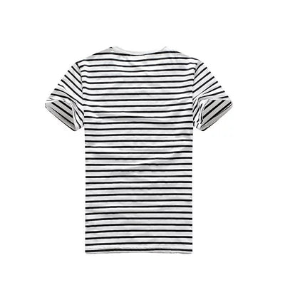 Camiseta Hombre Manga Corta Estilo Marinero - Ropa de Verano Fresca y Cómoda - Image 4