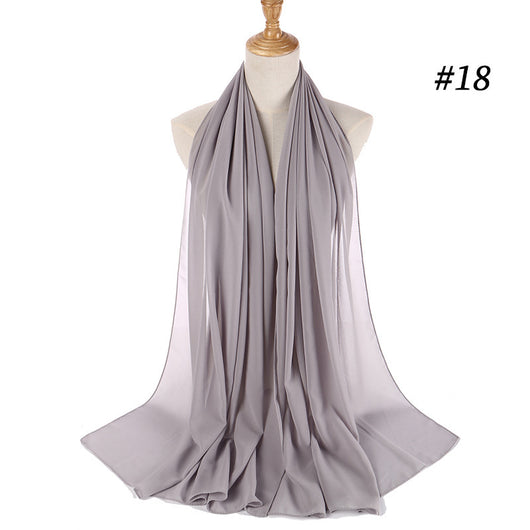 Pañuelo Chifón Perla Efecto Burbuja para Cabeza - Tocado Elegante para Mujer - Image 29