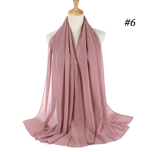 Pañuelo Chifón Perla Efecto Burbuja para Cabeza - Tocado Elegante para Mujer - Image 36