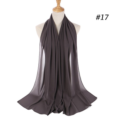 Pañuelo Chifón Perla Efecto Burbuja para Cabeza - Tocado Elegante para Mujer - Image 17