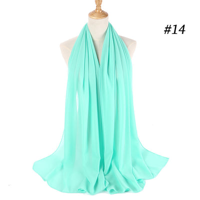 Pañuelo Chifón Perla Efecto Burbuja para Cabeza - Tocado Elegante para Mujer - Image 14