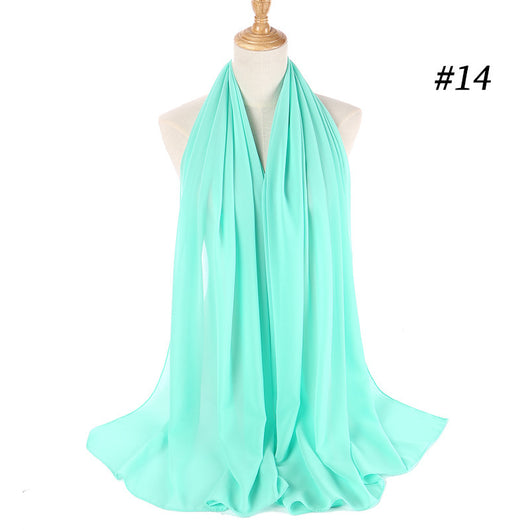 Pañuelo Chifón Perla Efecto Burbuja para Cabeza - Tocado Elegante para Mujer - Image 14