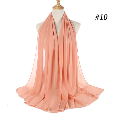 Pañuelo Chifón Perla Efecto Burbuja para Cabeza - Tocado Elegante para Mujer - Image 10