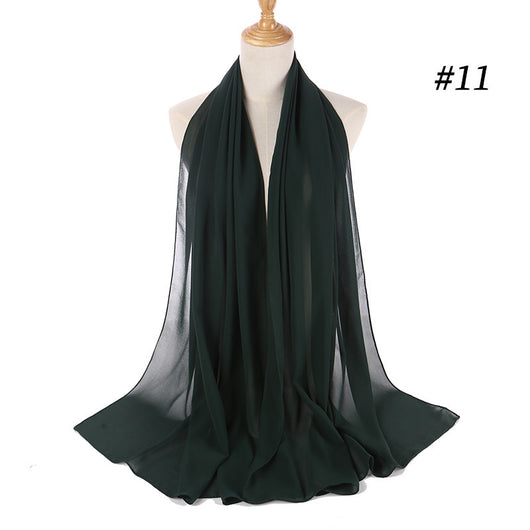 Pañuelo Chifón Perla Efecto Burbuja para Cabeza - Tocado Elegante para Mujer - Image 11