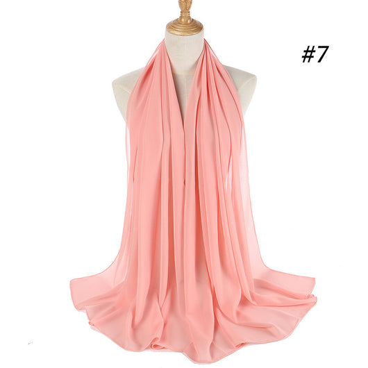 Pañuelo Chifón Perla Efecto Burbuja para Cabeza - Tocado Elegante para Mujer - Image 7