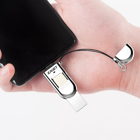 Unidad de Almacenamiento Dual USB con Encriptación Biométrica por Huella Dactilar - Image 9