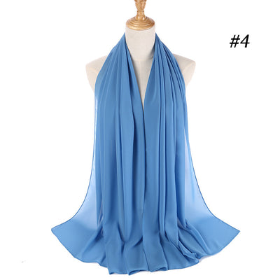 Pañuelo Chifón Perla Efecto Burbuja para Cabeza - Tocado Elegante para Mujer - Image 4