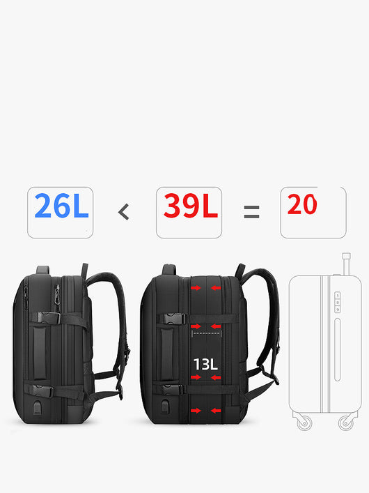 Mochila Ejecutiva Impermeable con Compartimiento para Laptop 17 Pulgadas - Image 3