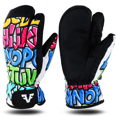 Guantes de Esquí Térmicos de Tres Dedos con Aislamiento Reforzado - Image 11